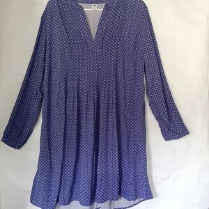 Old navy blue v neck dress